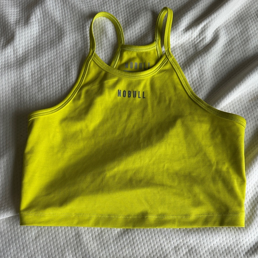 NOBULL Vibrant Yellow Athletic Bra